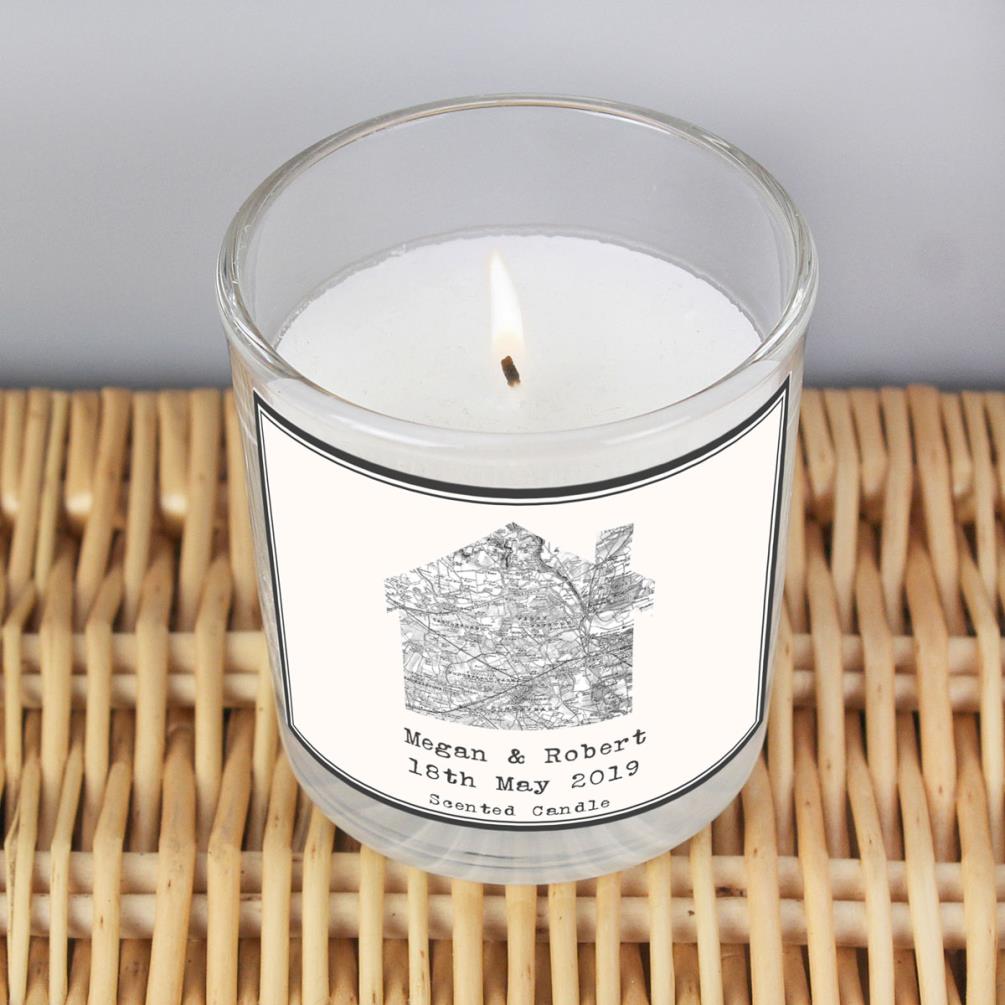 Personalised 1805 - 1874 Old Series Map Home Jar Candle Extra Image 3